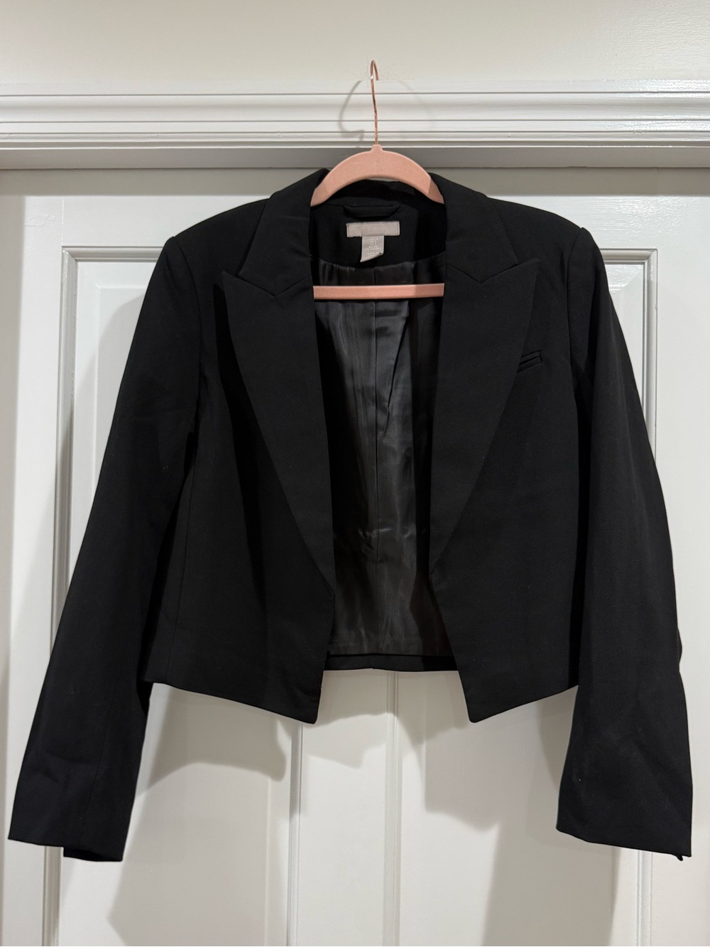 H&M Black Cropped Women's Blazer
